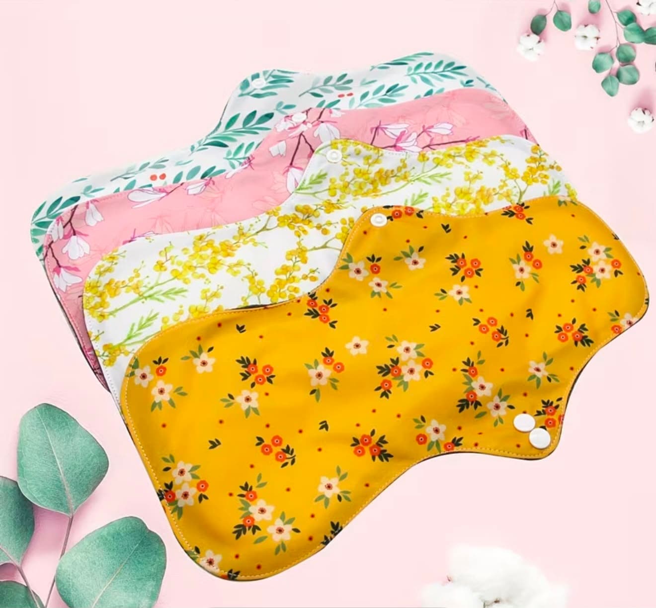 ABSORVENTES ÍNTIMOS REUTILIZAVEL DE BAMBU